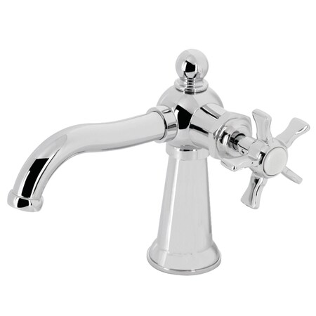 Kingston Brass Single-Handle Bathroom Faucet with Push Pop-Up, Polished Chrome KS3541NX